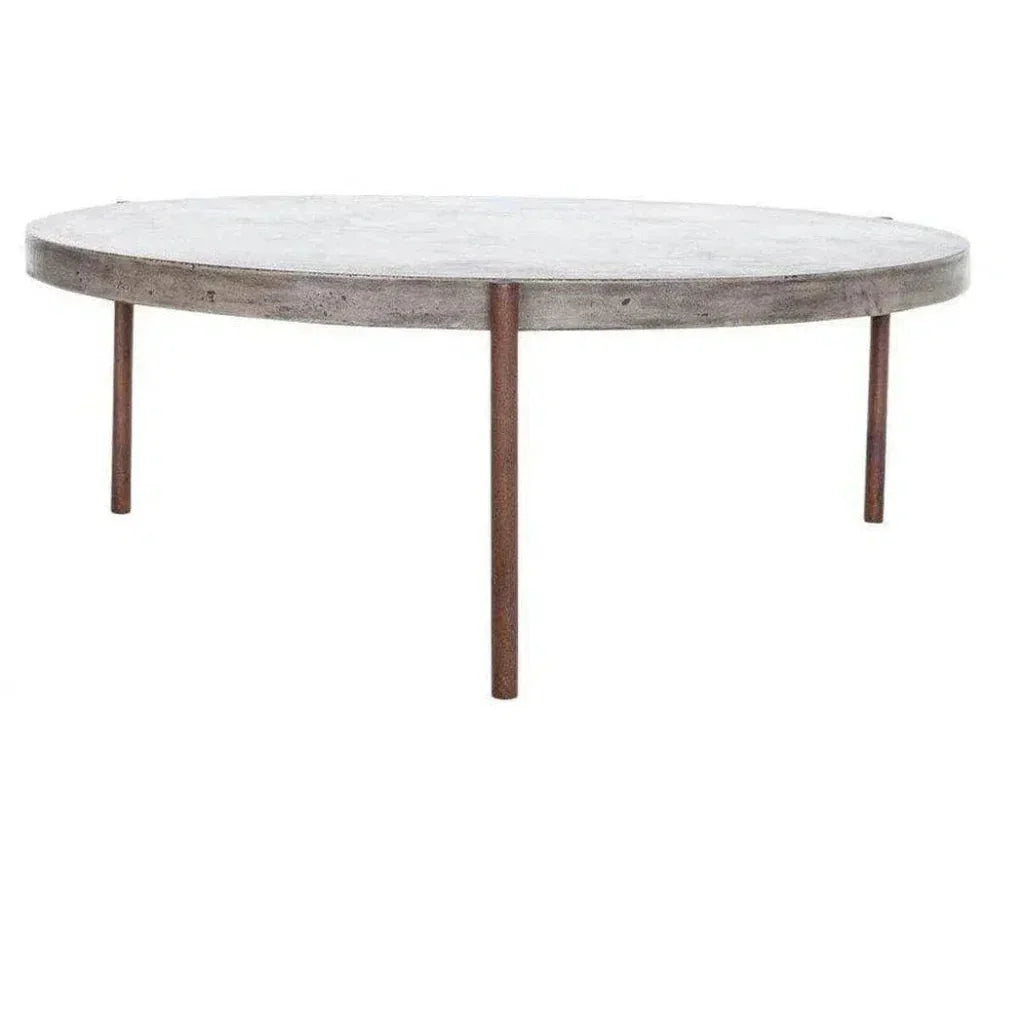 36 Inch Coffee Table Grey Contemporary-Outdoor Coffee Tables-Moe's Home-LOOMLAN