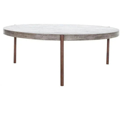 36 Inch Coffee Table Grey Contemporary-Outdoor Coffee Tables-Moe's Home-LOOMLAN