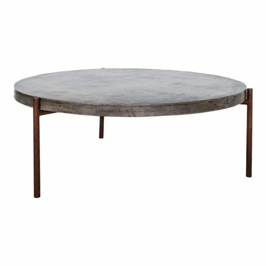 36 Inch Coffee Table Grey Contemporary-Outdoor Coffee Tables-Moe's Home-LOOMLAN