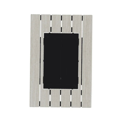 Rectangular Polymer Chat Height Fire Table-Outdoor Fire Tables-Telescope-LOOMLAN