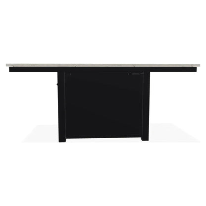 Rectangular Polymer Chat Height Fire Table-Outdoor Fire Tables-Telescope-LOOMLAN