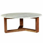 38 Inch Coffee Table Brown White - LOOMLAN - Moe's Home - Coffee Tables