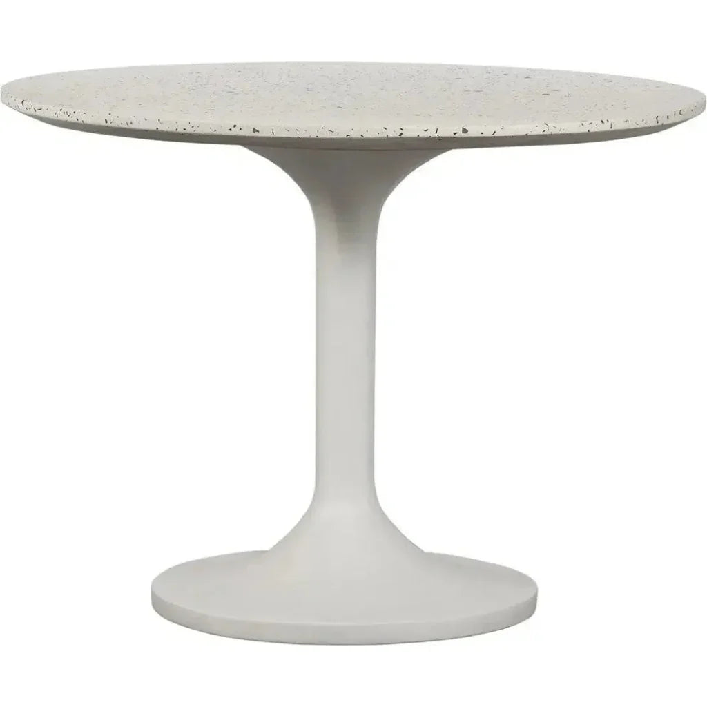 39 Inch Outdoor Cafe Table Grey Contemporary-Outdoor Dining Tables-Moe's Home-LOOMLAN