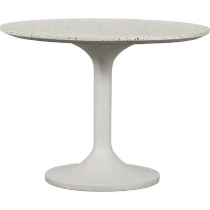 39 Inch Outdoor Cafe Table Grey Contemporary-Outdoor Dining Tables-Moe's Home-LOOMLAN