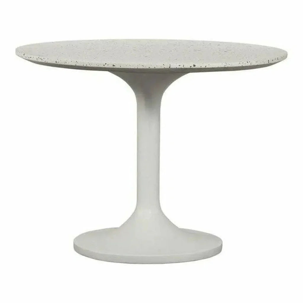39 Inch Outdoor Cafe Table Grey Contemporary-Outdoor Dining Tables-Moe's Home-LOOMLAN