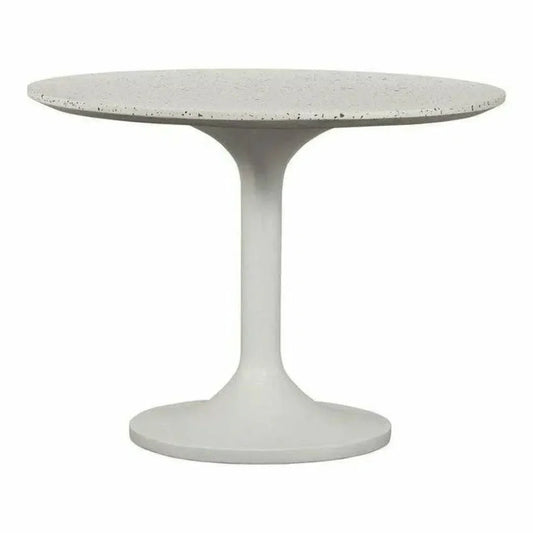 39 Inch Outdoor Cafe Table Grey Contemporary-Outdoor Dining Tables-Moe's Home-LOOMLAN