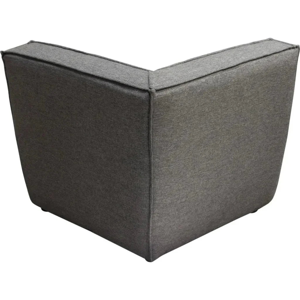 3PC Corner Modular Sectional In Grey-Modular Sofas-Diamond Sofa-LOOMLAN