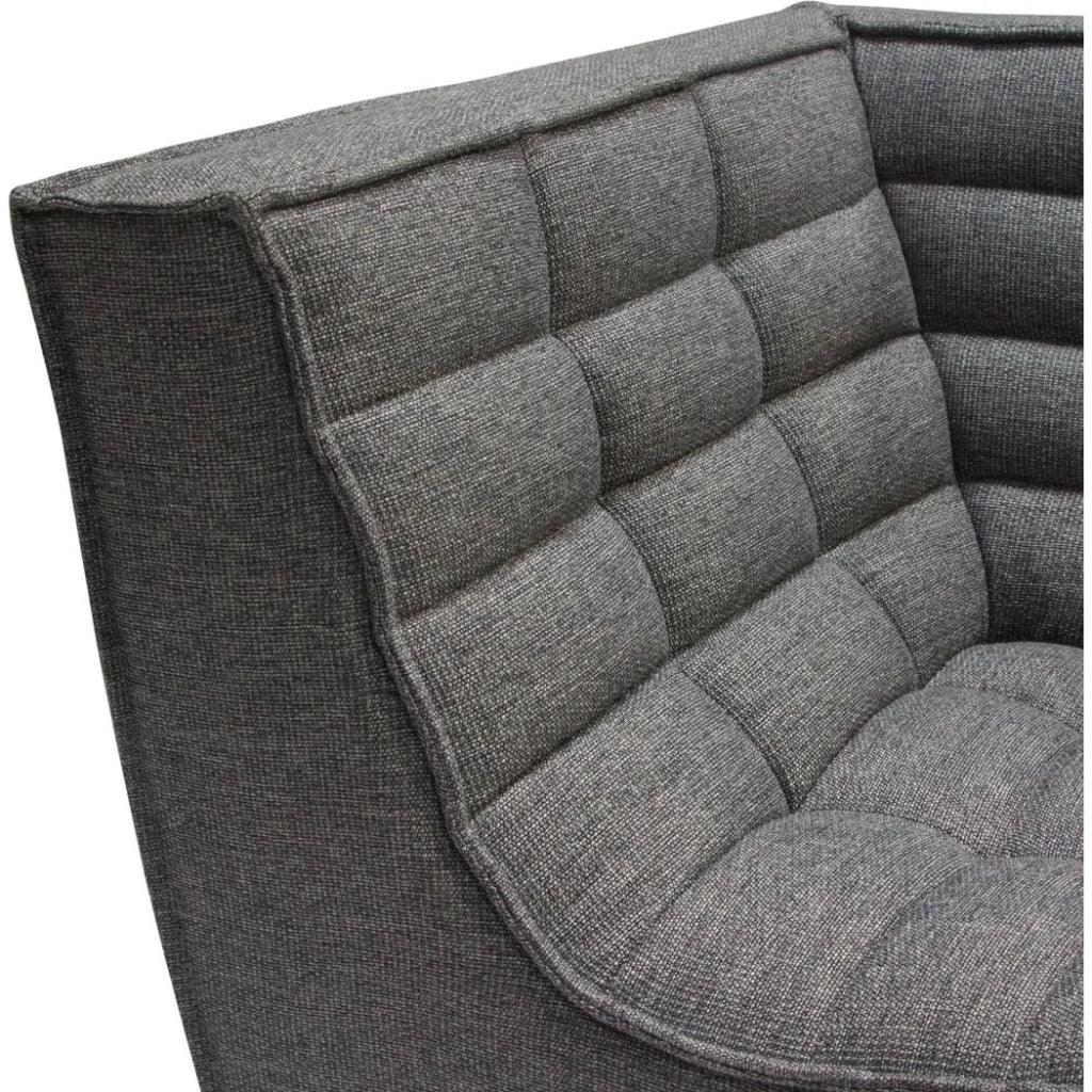 3PC Corner Modular Sectional In Grey-Modular Sofas-Diamond Sofa-LOOMLAN