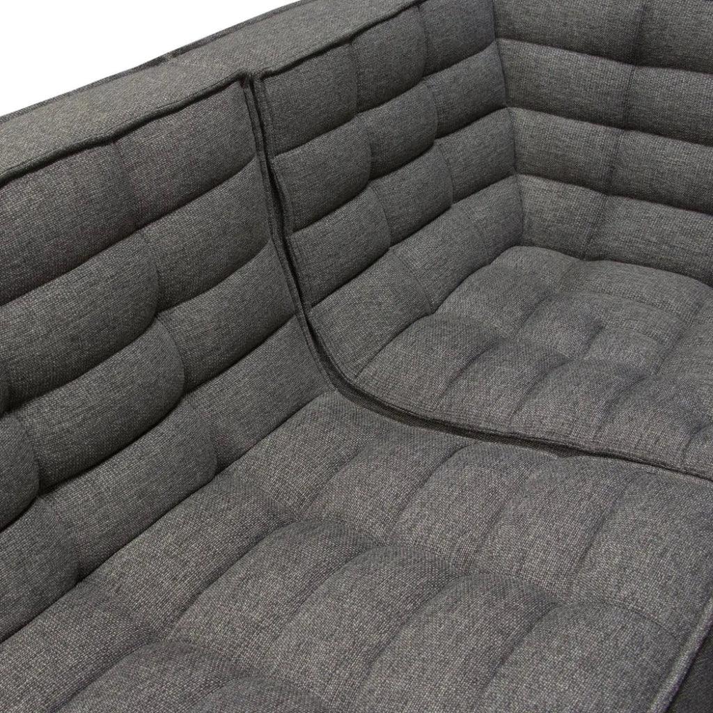 3PC Corner Modular Sectional In Grey-Modular Sofas-Diamond Sofa-LOOMLAN
