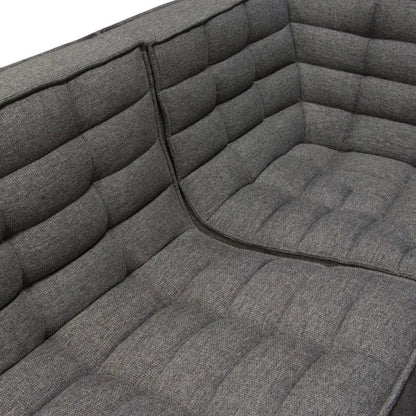 3PC Corner Modular Sectional In Grey-Modular Sofas-Diamond Sofa-LOOMLAN