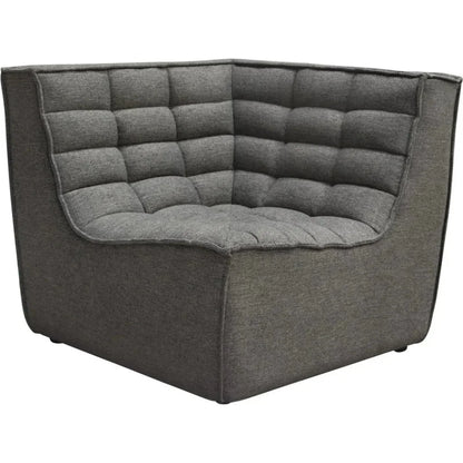 3PC Corner Modular Sectional In Grey-Modular Sofas-Diamond Sofa-LOOMLAN