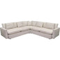 3PC Corner Sectional in Cream Fabric - LOOMLAN - Diamond Sofa - Sectionals