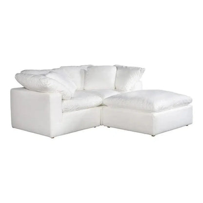 3PC Stain Resistant Terra White Nook Modular-Modular Sofas-Moe's Home-LOOMLAN