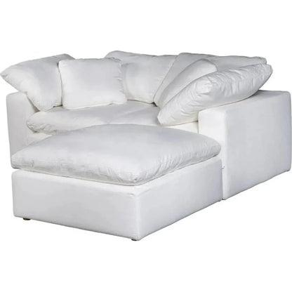 3PC Stain Resistant White Nook Modular-Modular Sofas-Moe's Home-LOOMLAN