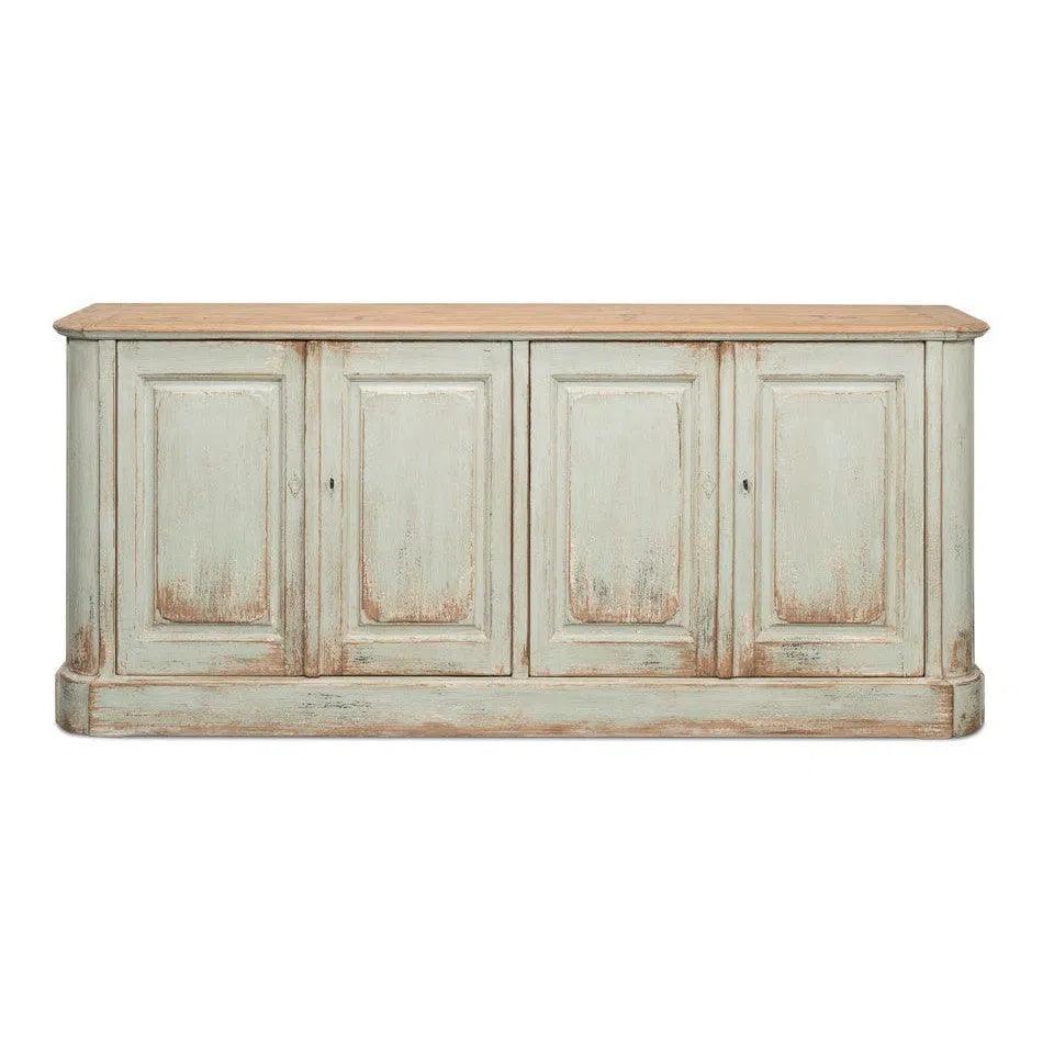 4 Door Sideboard Sage Buffet for Dining Room - LOOMLAN - Sarreid - Sideboards