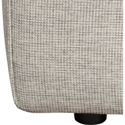 4 PC Set Beige Low Back Sectional Sofa With Ottoman-Modular Sofas-Diamond Sofa-LOOMLAN