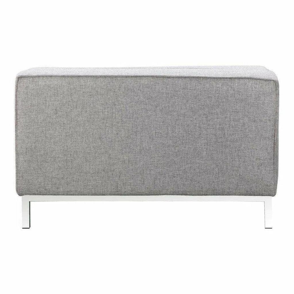40 Inch Storage Ottoman Grey Modern - LOOMLAN - Moe's Home - Ottomans