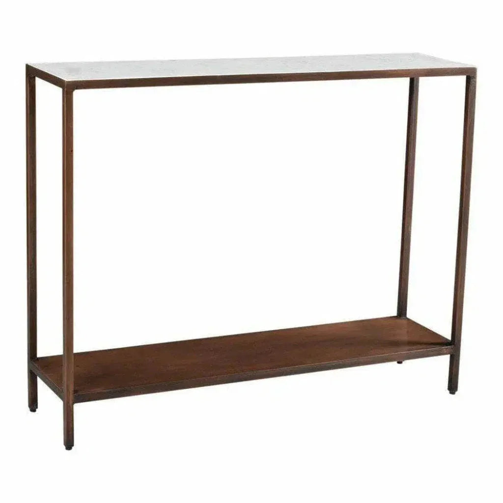42 Inch Console Table Brown Retro - LOOMLAN - Moe's Home - Console Tables