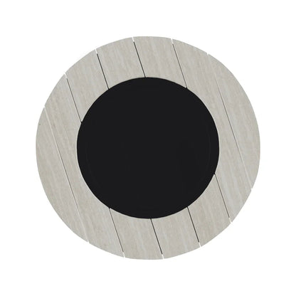 42" Round Polymer Top Chat Height Fire Table-Outdoor Fire Tables-Telescope-LOOMLAN