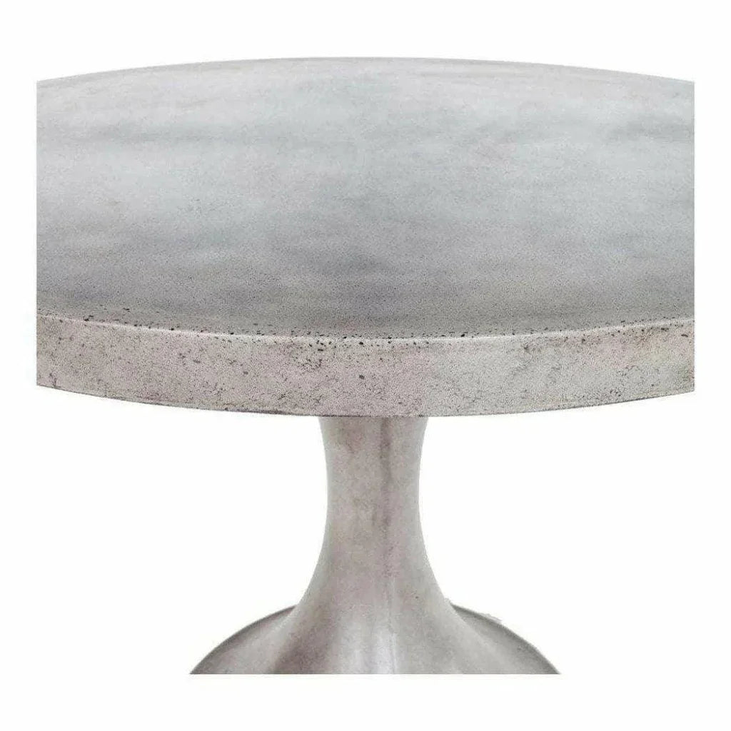 43 in Outdoor Dining Table Grey Contemporary-Outdoor Dining Tables-Moe's Home-LOOMLAN