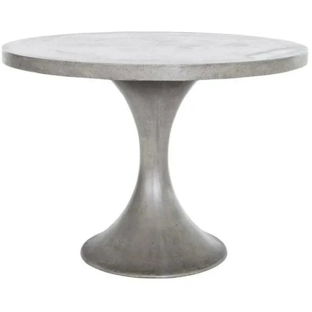 43 in Outdoor Dining Table Grey Contemporary-Outdoor Dining Tables-Moe's Home-LOOMLAN