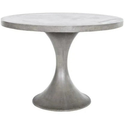 43 in Outdoor Dining Table Grey Contemporary-Outdoor Dining Tables-Moe's Home-LOOMLAN