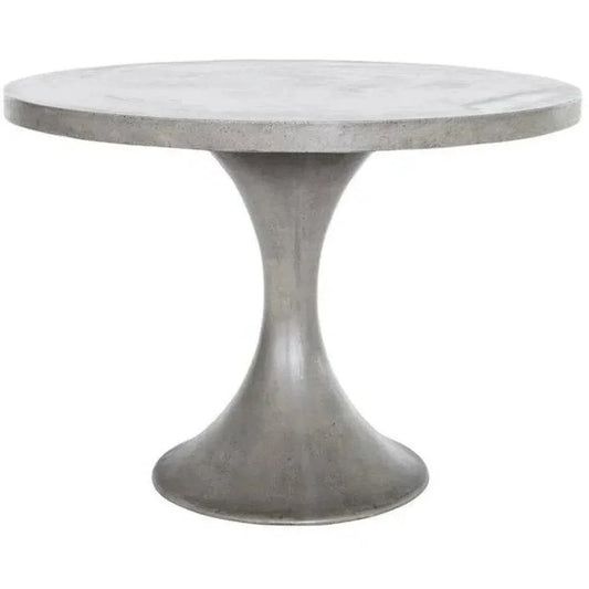 43 in Outdoor Dining Table Grey Contemporary-Outdoor Dining Tables-Moe's Home-LOOMLAN