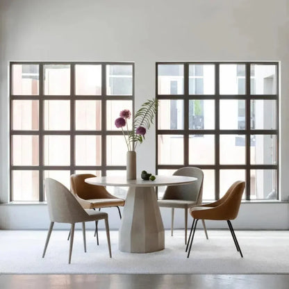 47 Outdoor Dining Table Antique White Concrete-Outdoor Dining Tables-Moe's Home-LOOMLAN