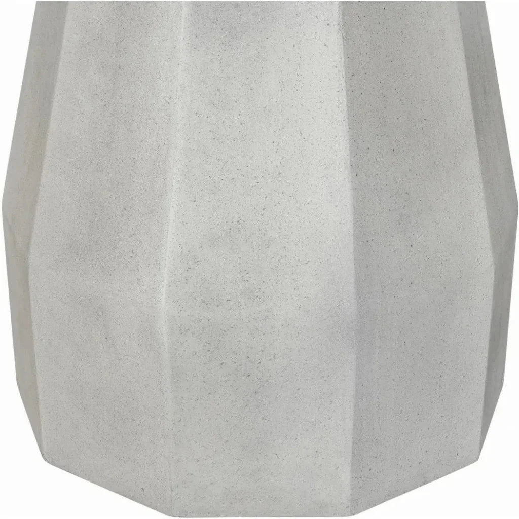 47 Outdoor Dining Table Antique White Concrete-Outdoor Dining Tables-Moe's Home-LOOMLAN