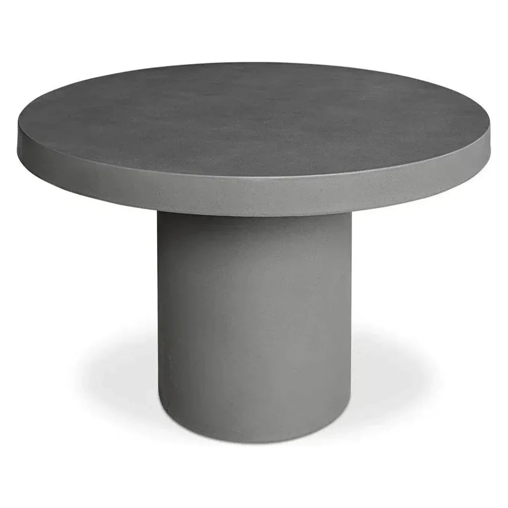 47 in Outdoor Dining Table Grey Contemporary-Outdoor Dining Tables-Moe's Home-LOOMLAN