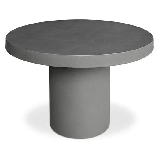 47 in Outdoor Dining Table Grey Contemporary-Outdoor Dining Tables-Moe's Home-LOOMLAN