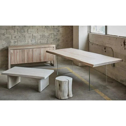 48" Brooks Wood Rectangular Coffee Table - LOOMLAN - Urbia - Coffee Tables