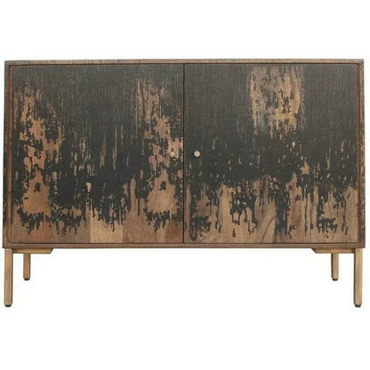48 Inch Sideboard Small Black Rustic - LOOMLAN - Moe's Home - Sideboards