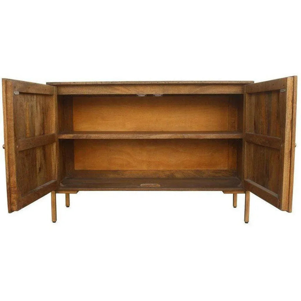 48 Inch Sideboard Small Black Rustic - LOOMLAN - Moe's Home - Sideboards