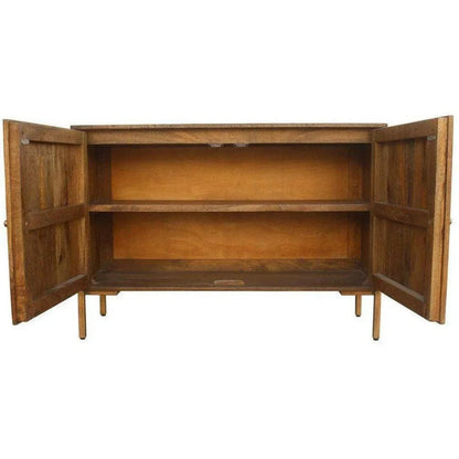 48 Inch Sideboard Small Black Rustic - LOOMLAN - Moe's Home - Sideboards