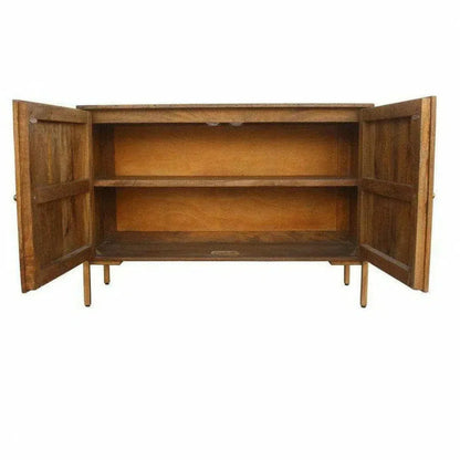 48 Inch Sideboard Small Black Rustic - LOOMLAN - Moe's Home - Sideboards