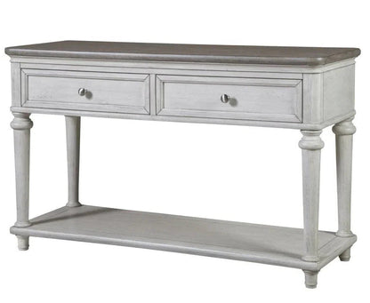 48" White Two - Tone Wooden Sofa Table - LOOMLAN - Panama Jack - Coffee Tables