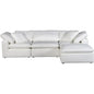 4PC Stain Resistant White Modular Lounge-Modular Sofas-Moe's Home-LOOMLAN