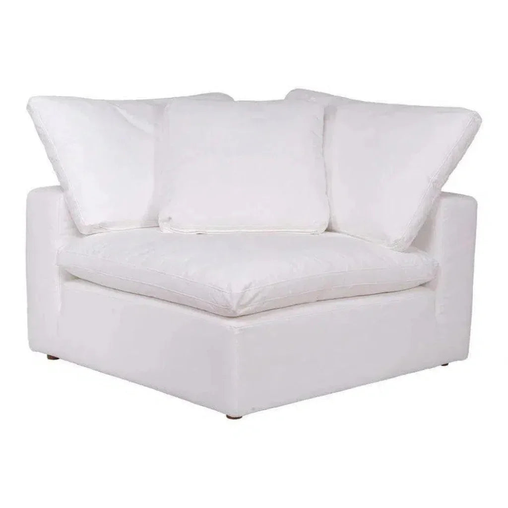 5 PC Set Stain Resistant White Dream Modular-Modular Sofas-Moe's Home-LOOMLAN