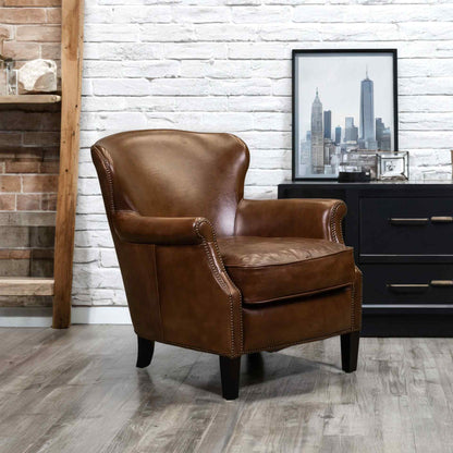 Stella Luxurious Leather Comfort Chair