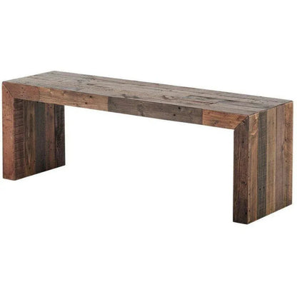 51 Inch Bench Small Light Brown Industrial - LOOMLAN - Moe's Home - Dining Benches