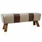 52 Inch Bench Brown Retro - LOOMLAN - Moe's Home - Bedroom Benches