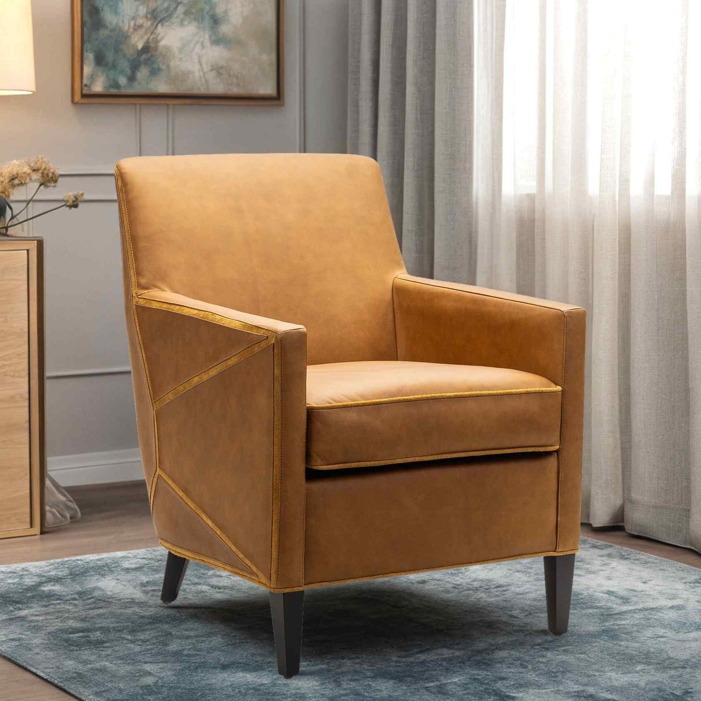 Puzzle Comfort Design Leather Chair