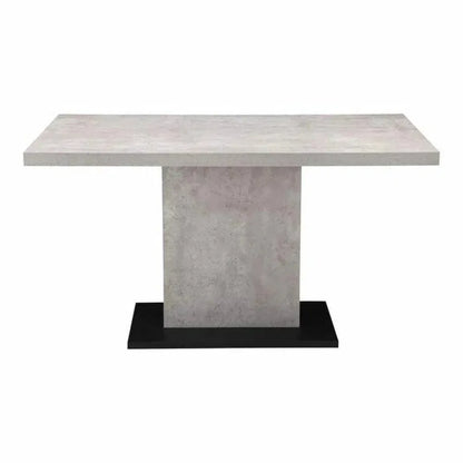 53 Inch Dining Table Grey Contemporary-Dining Tables-Moe's Home-LOOMLAN
