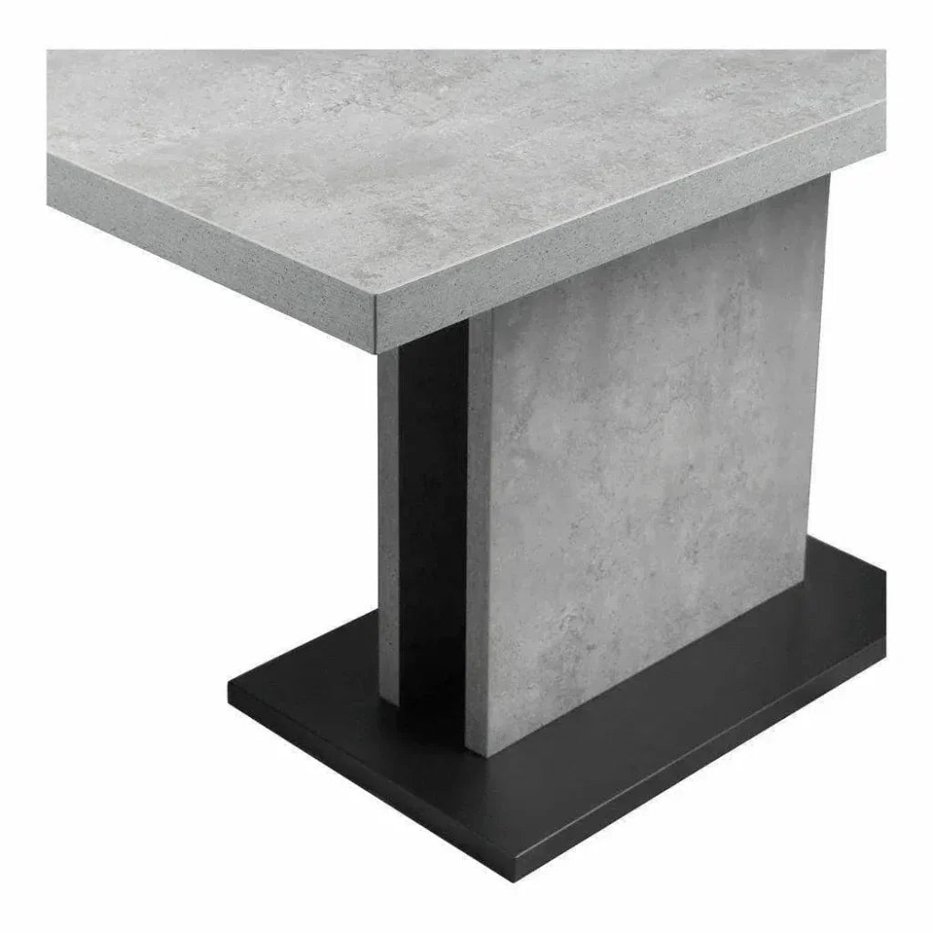 53 Inch Dining Table Grey Contemporary-Dining Tables-Moe's Home-LOOMLAN