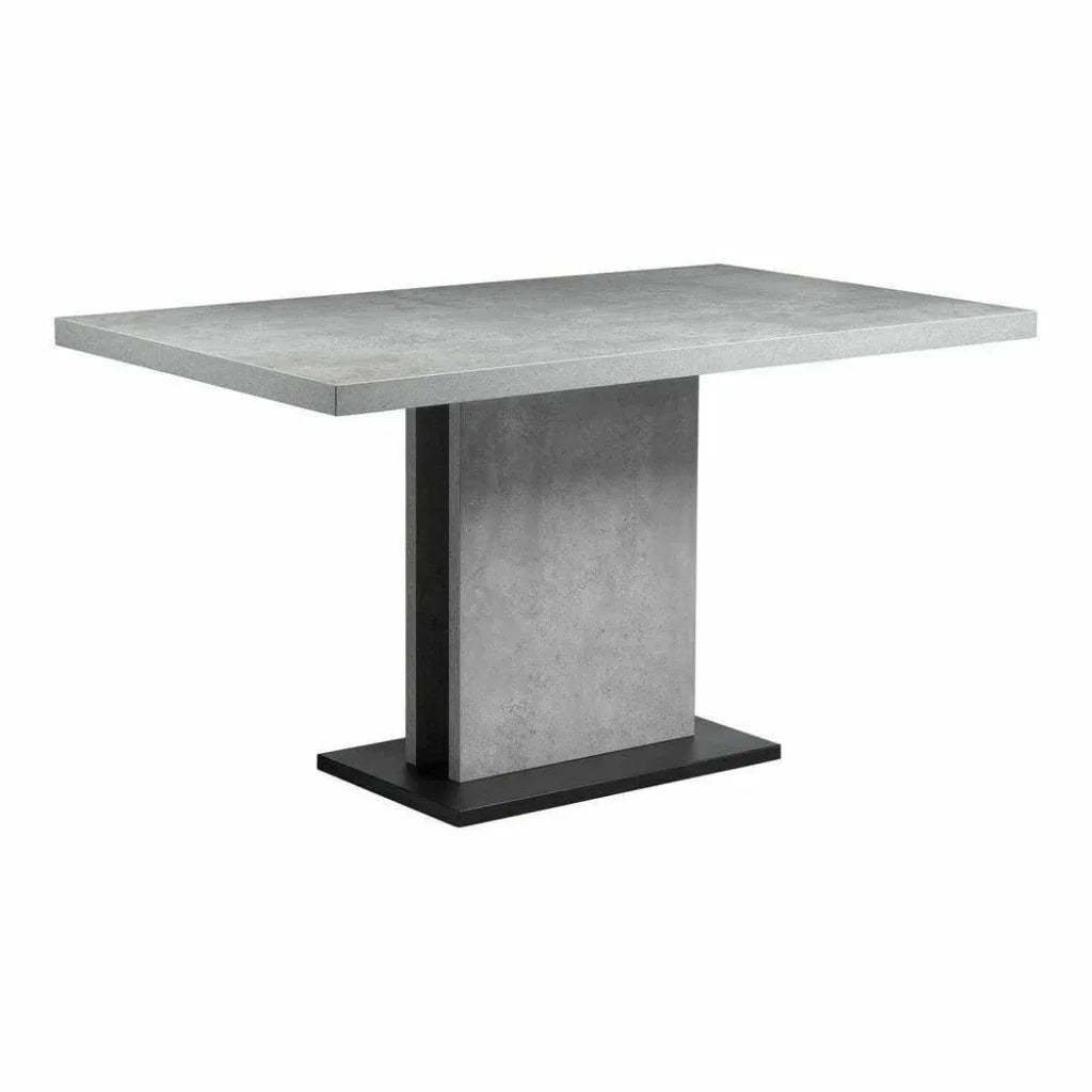 53 Inch Dining Table Grey Contemporary-Dining Tables-Moe's Home-LOOMLAN