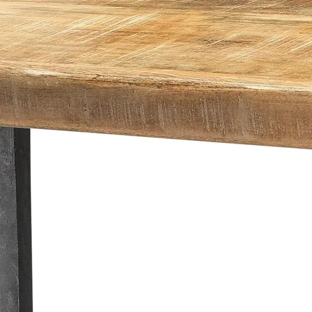 53" Wood Top Metal Base Console Table - LOOMLAN - Jamie Young - Console Tables