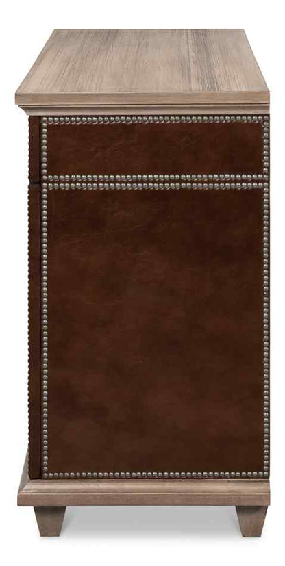 Theodore Equestrian Two Doors Wood Chest