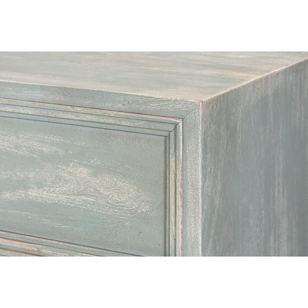 Frances Five Drawers Wood Dresser