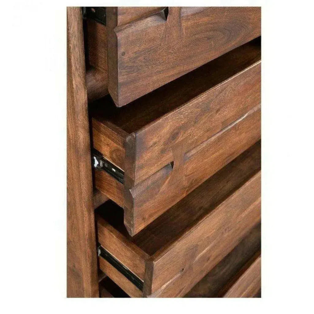 54 Inch Chest Brown Industrial - LOOMLAN - Moe's Home - Chests